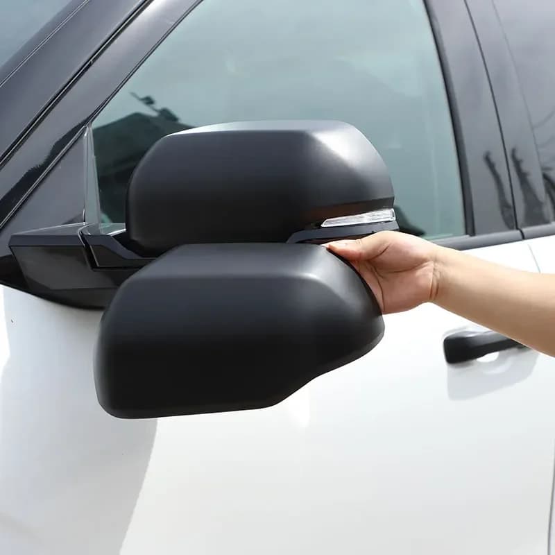 For Toyota Tundra Sequoia 2022-2025 ABS Carbon Fiber Car Side Rearview Mirror Cap Cover Trim Stickers Car Accessories