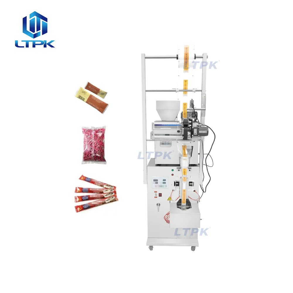 LT-BP200BH Full Automatic Vertical Back Sides Coffee Powder Dry Fruit Grain Shape Chemical  Plastic Sealing Bag Packing Machine