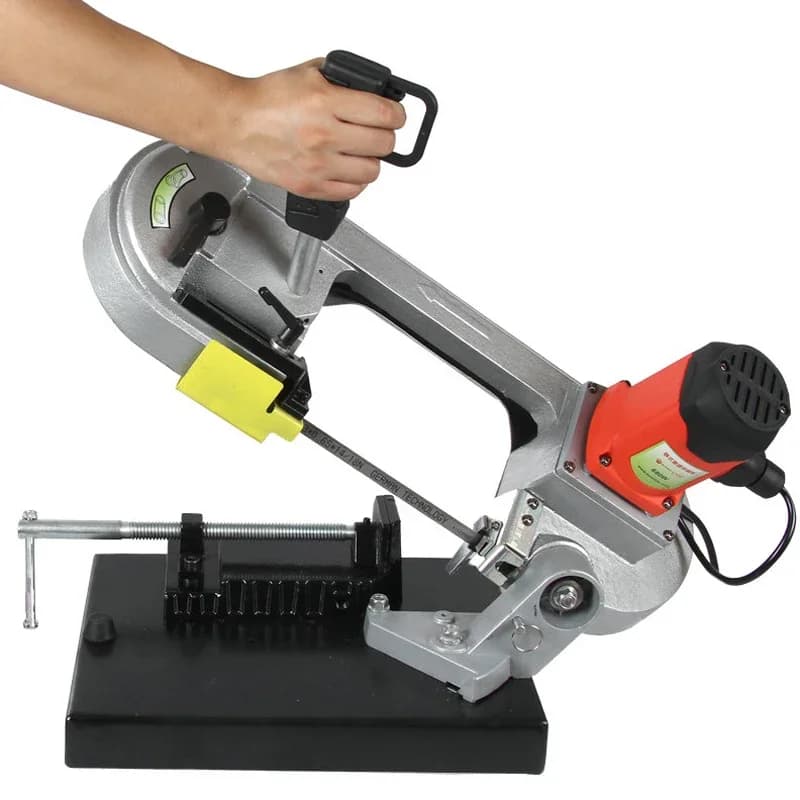 Electric Metal Band-Sawing Machine with table 220V 680W Woodworking Metal Sawing Machine Powerful Cutting Tools