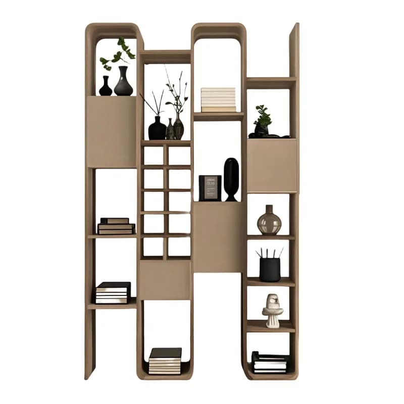 Italian minimalist living room shelves, decorative cabinets, partition cabinets