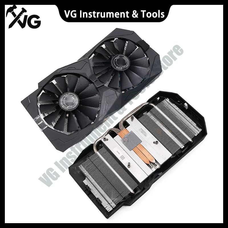 PLD10010S12H RX580 RX570 Cooling Fan For ASUS Radeon RX 580 570 ROG OC Gaming Graphics Card Cooling Fan Heat Sink