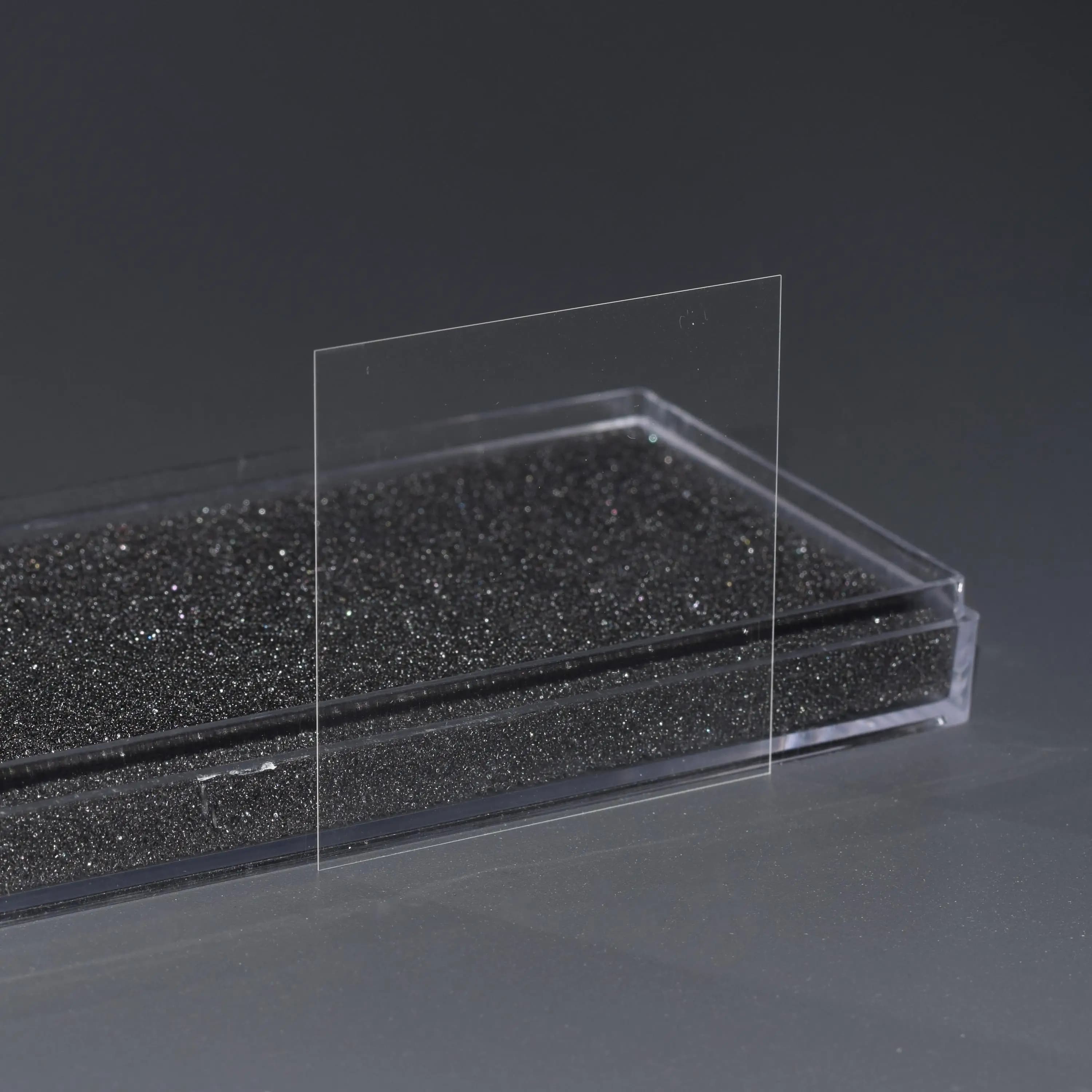 1pc Square 100x100mm Anti-Reflective Glass AR Coated Thin Glass Plate Sheet 98% Light Transmittance Optical Coated Glass