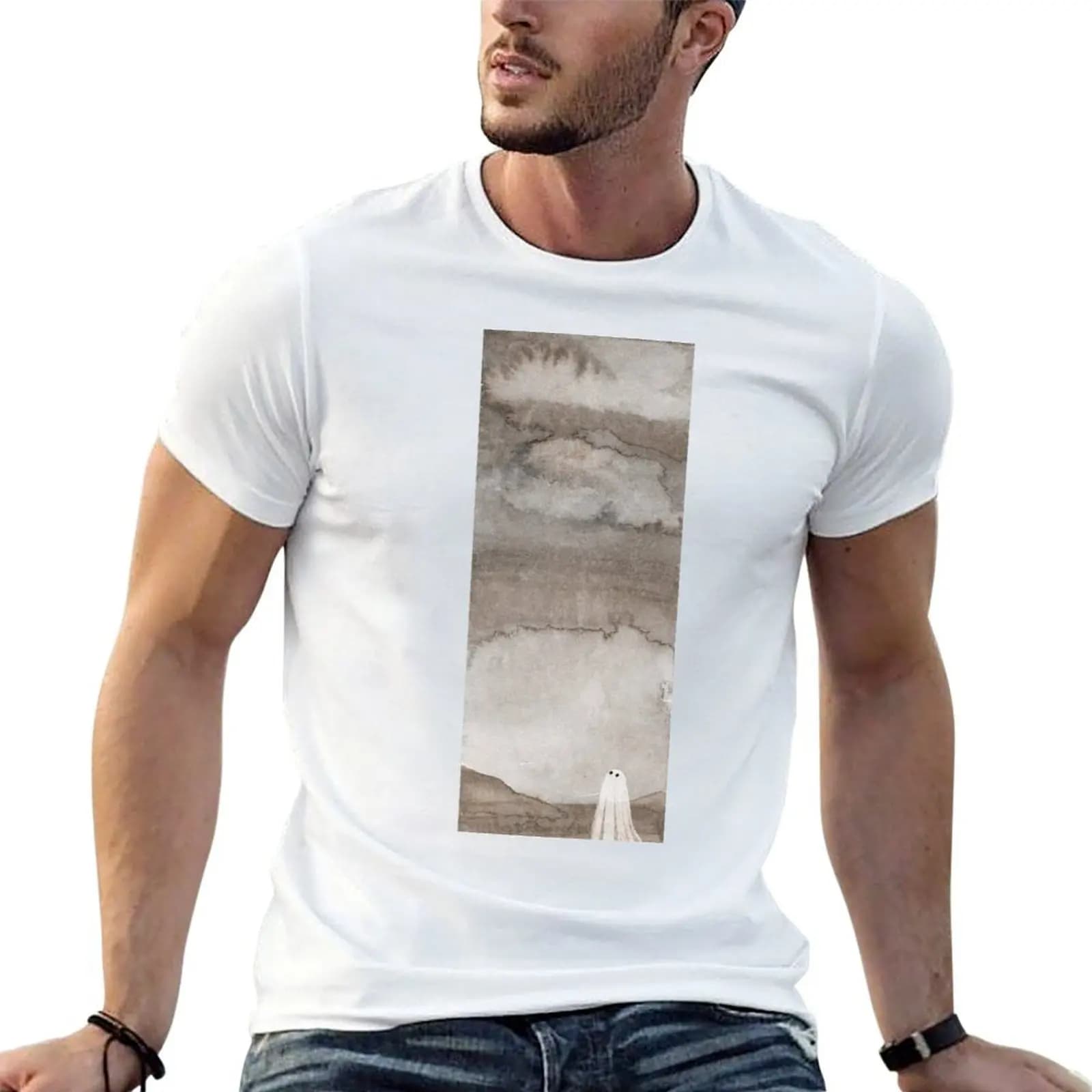 Walter Watercolour 1 T-Shirt summer clothes shirts graphic tee mens designer t shirt