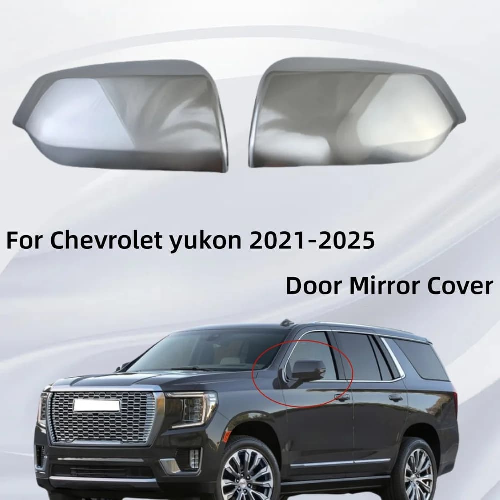 Car Accessories Exterior Components Decorate Trim Paste StyleDoor Mirror Cover For Chevrolet yukon 2021 2022 2023 2024 2025