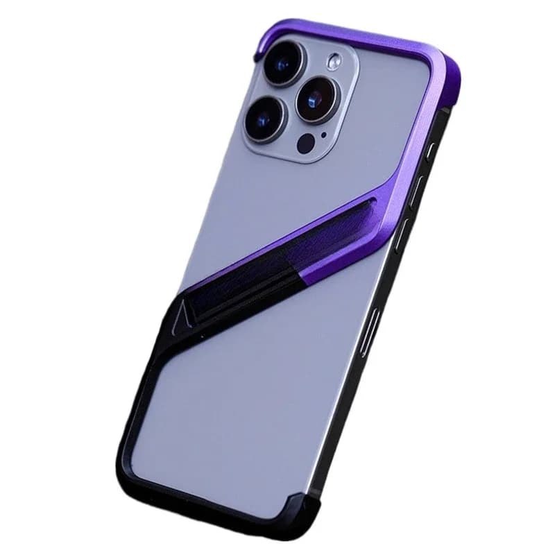 Applicable to Apple 16promax metal technology fulcrum mobile phone case 16 multi-function folding