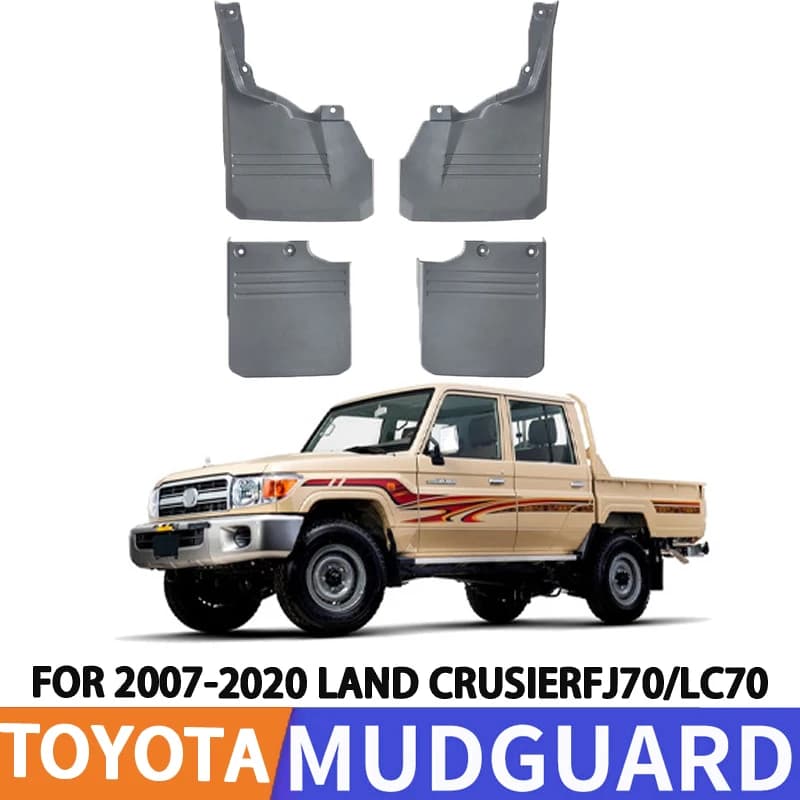 For 2007-2020 Toyota Cruiser FJ70/LC70 Pickup Car Tire Fenders Splash Guard Front and Rear Wheel Fenders