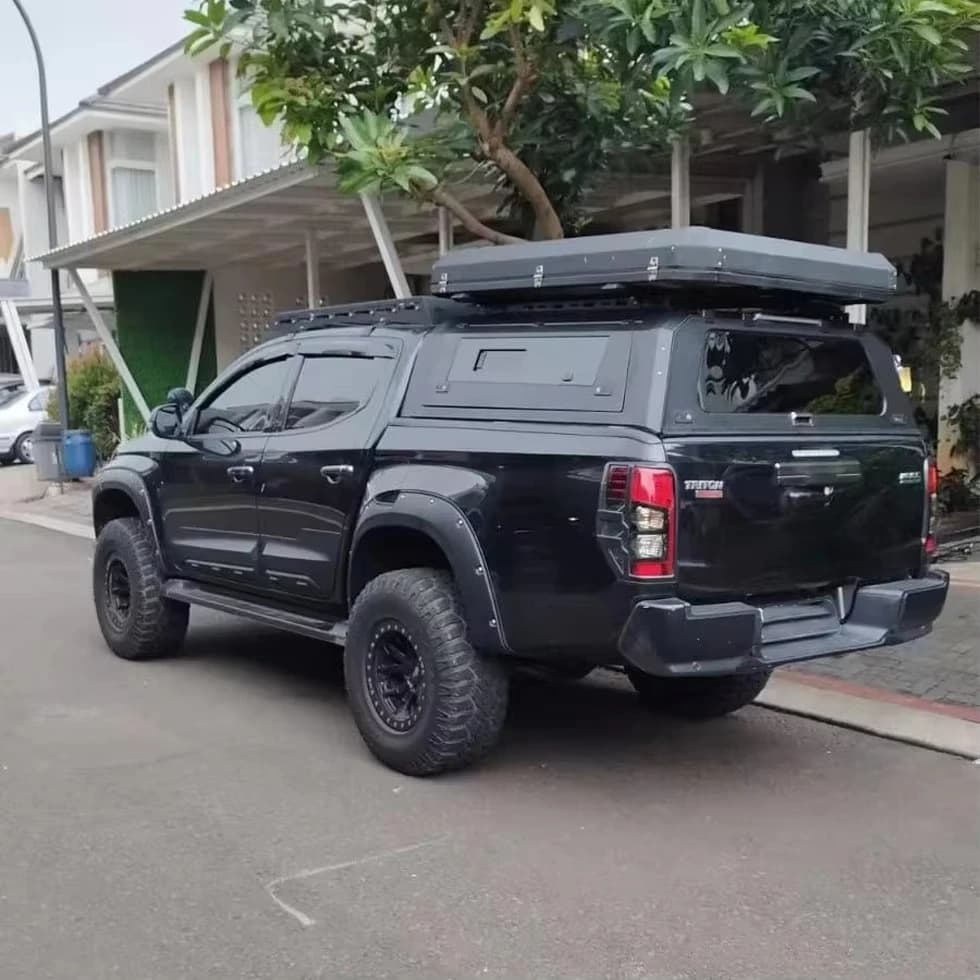 Custom Fit Aluminum Canopy for Mitsubishi Triton L200 Top Camper Waterproof Anti Rusted Hard Top Cover 4X4 Accessories Canopies