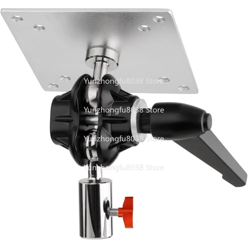 Monitor Mount Adapter with VESA Mount ME-108P Adjustable Light Stand Adapter, Dual 360 Ball and Nut Connectors
