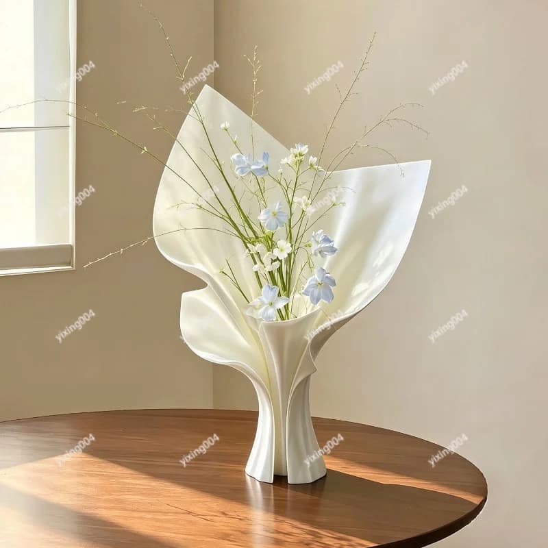 Decorative Flower Vase for Living Room Hydroponic Floral Display Home Tabletop Ornament