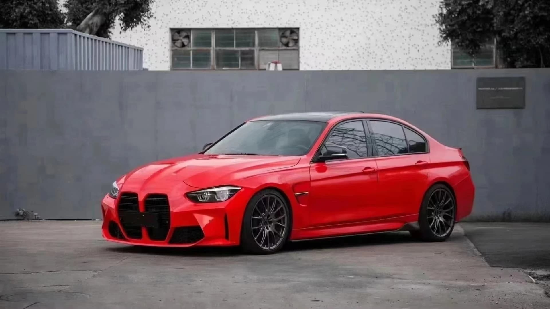 For 3 Series M3 Style Body Kits  F30 2013-2018  Auto Accessories PP&aluminum