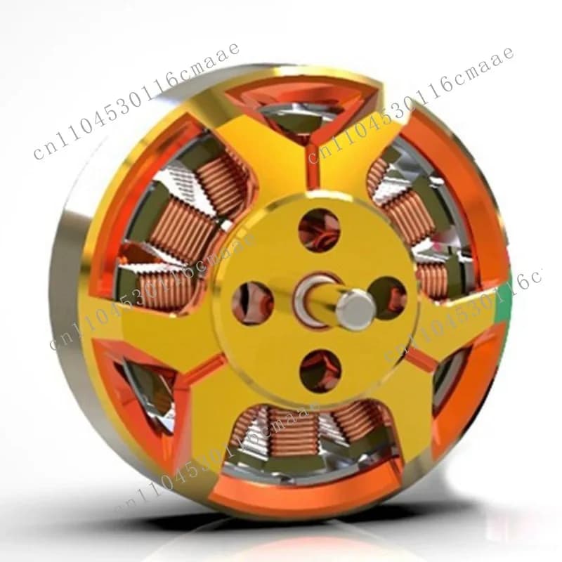 1, Specification: 6000KV, Color: Golden Orange, Material: Metal GTS V3 1303 Plus Brushless