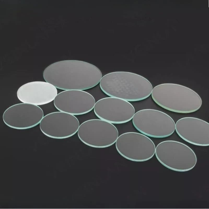 Dia.107mm/164mm/262mm Microscope Transparent Glass Plate for Nikon Stage 1PC Optical Lens Projector Camera Optical Instruments