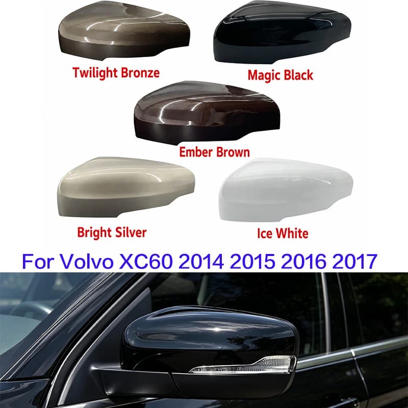 For Volvo XC60 2014 2015 2016 2017 Side Mirror Cover Cap Housing Shell Left Right Replacement OE 39821914 39821930