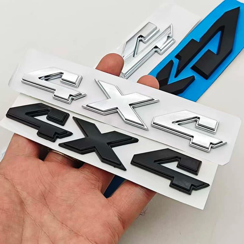 3D ABS Car Styling Rear Trunk 4X4 Emblem Logo Sticker For JEEP Grand Cherokee Wrangler Wagoneer Compass Renegade Accessories