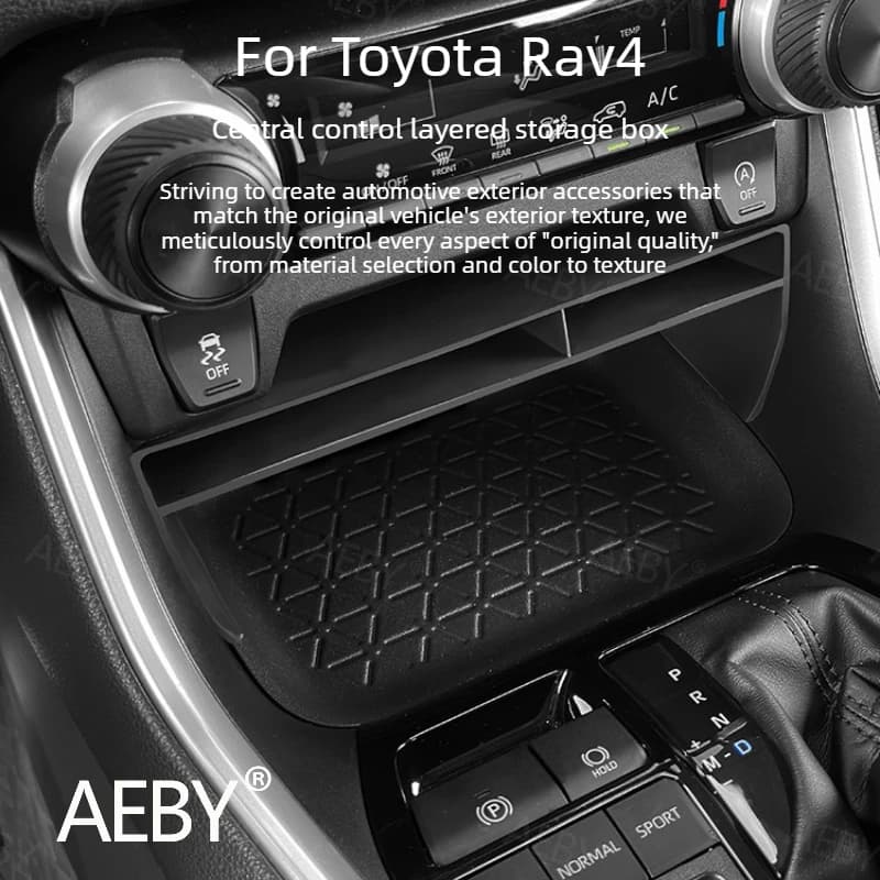 For Toyota Rav4 2020-2025 Front Storage Tray,Center console front tray,Anti-slip mat for front storage box,Interior Accessories