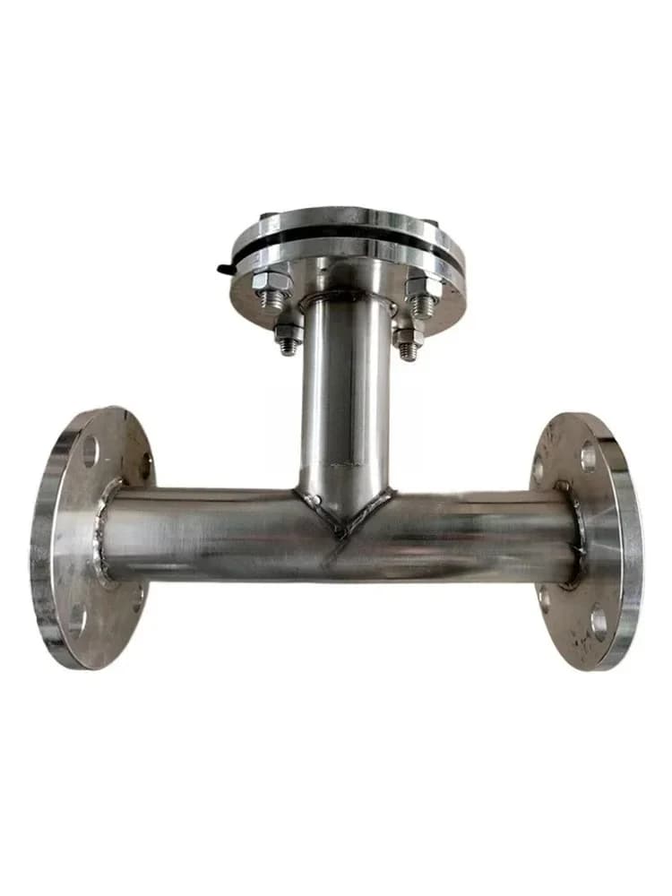 T-type filter, stainless steel/carbon steel flange straight-through sewage pipe decontaminator, large flow