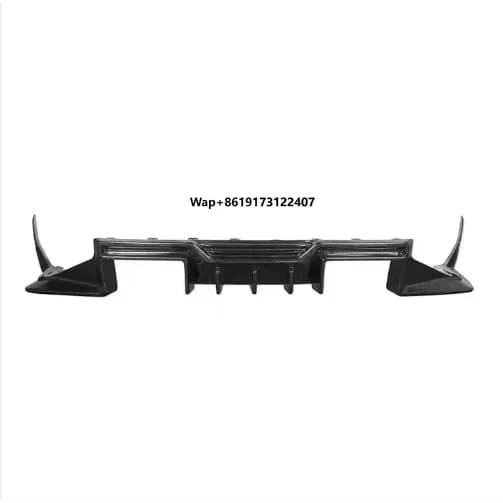 For G87 M2 High Quality 100% Dry Carbon Fiber Rear Bumper Lip Diffuser Body Kits Car Spoiler