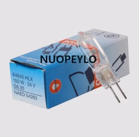 Suitable for 10 hanaulux 64640 24V 150W FCS G6.35 Xenophot halogen lamp HLX64640 24V150W New Portal 54263 projector bulb