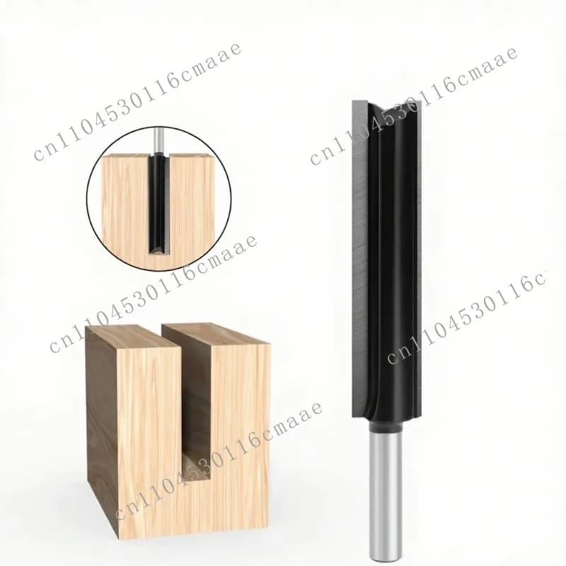 Woodworking machinery parts OEM steel ultra-long milling cutters for professional woodworking slotting, milling, edge machining
