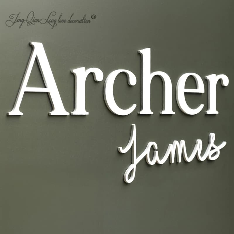 Custom Wooden Cutout Name Wall Sign, Wooden Letters, Name Sign, Boho Nursery Sign, Above Crib Name, Nursery Decor, First and Mid