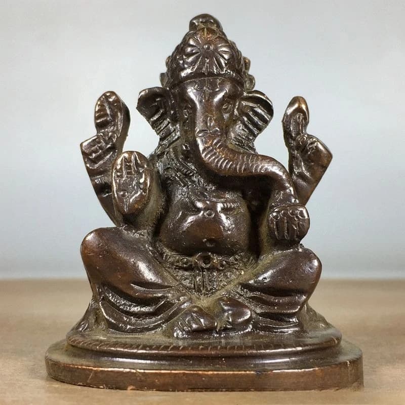 Buddha Antique Lord Ganesha Buddha Statue Elephant God Sculptures Ganesh Figurines Home Decoration