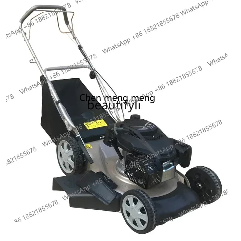182Q Four-stroke lawn mower Self-propelled hand-pushed lawn mower Multifunctional lawn mower