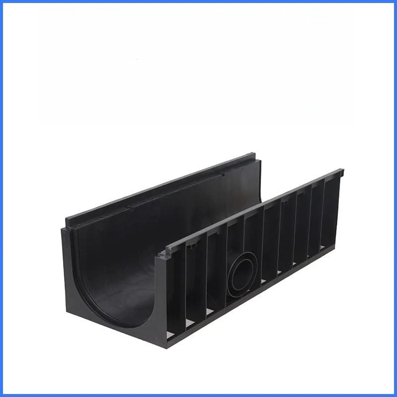 Linear gutters, plastic sinks