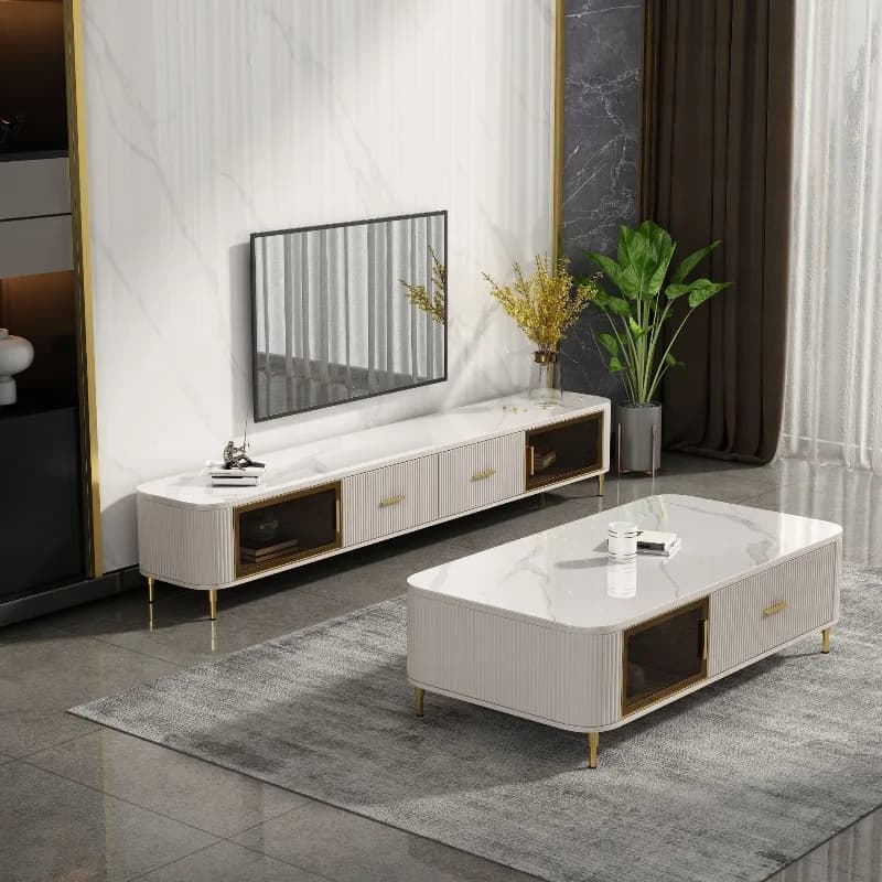 Unique Lounge Tv Stands Clear Decoration Rectangle European Relaxing Universal Tv Table Vintage Muebles Lounge Suite Furniture