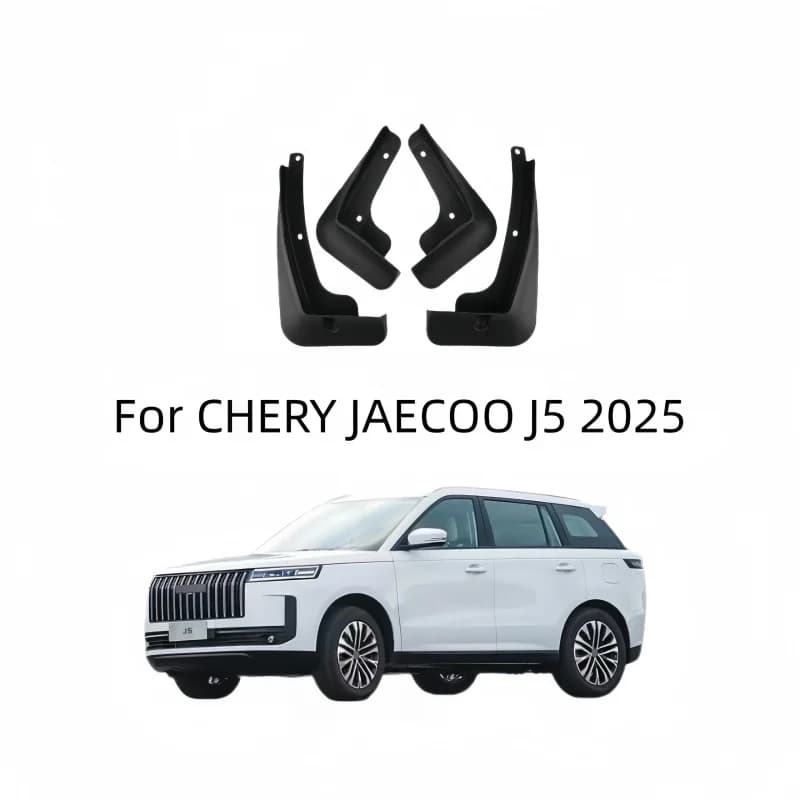 For CHERY JAECOO J5 2025 Mud Flaps Fender Flares Custom Fit OEM Style Auto Splash Guard Anti-Scratch Auto Exterior Accessories