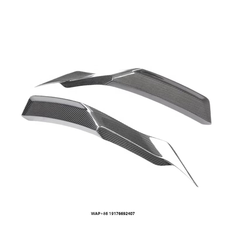Upgrade PK Style Dry Carbon Fiber Rear Bumper Canard Wing Rear Splitter Rear Bumper Trim forLamborghini Huracan Evo Rwd Tecnica