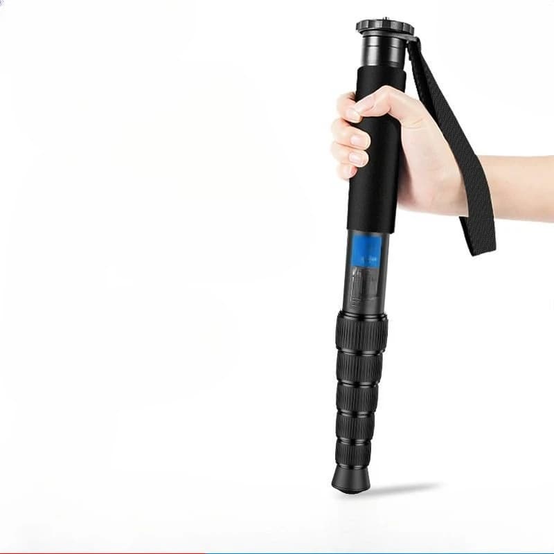 Aluminum alloy SLR camera monopod, mobile phone climbing cane photography tripod