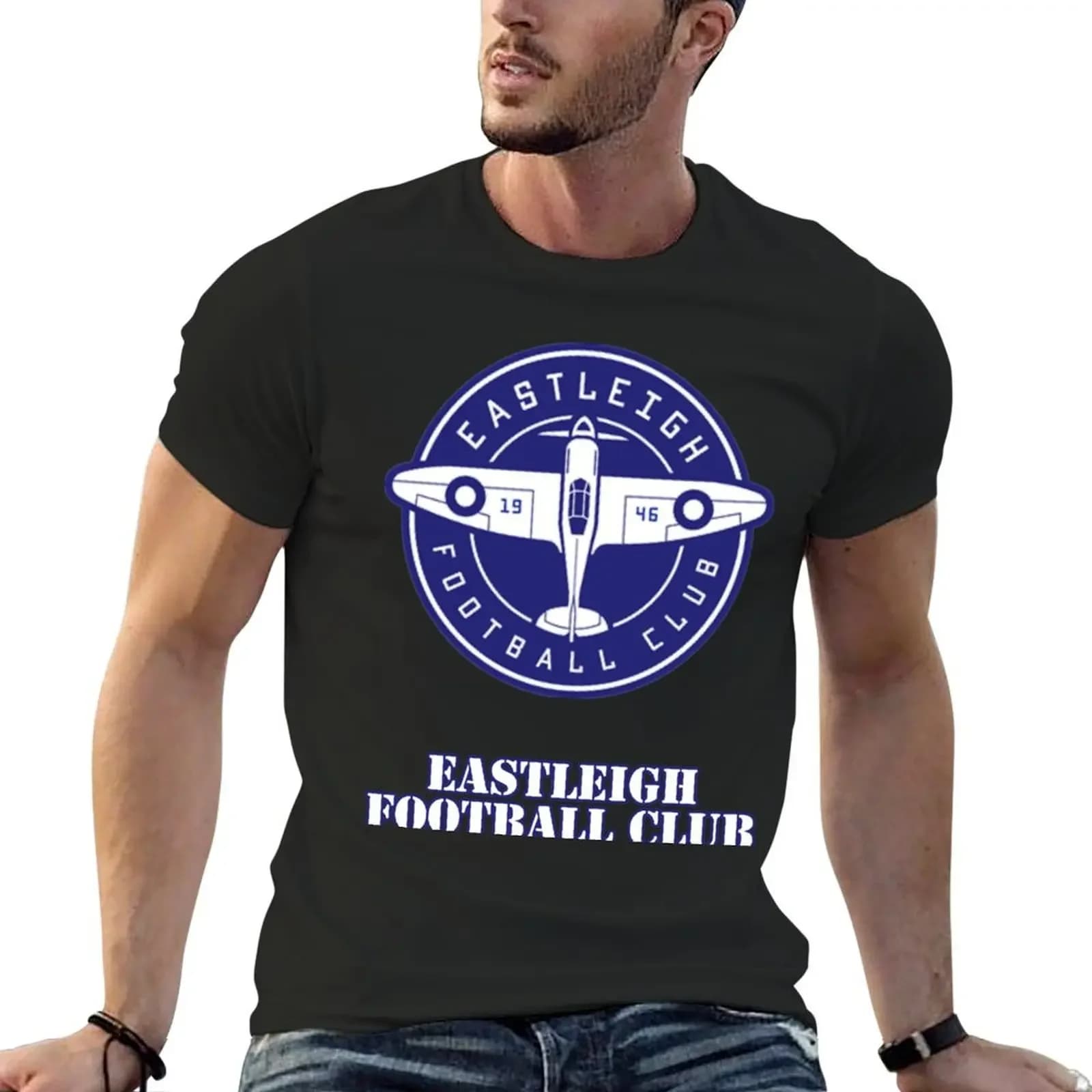 EASTLEIGH FC T-Shirt sweat funny costumes Short sleeve tee men