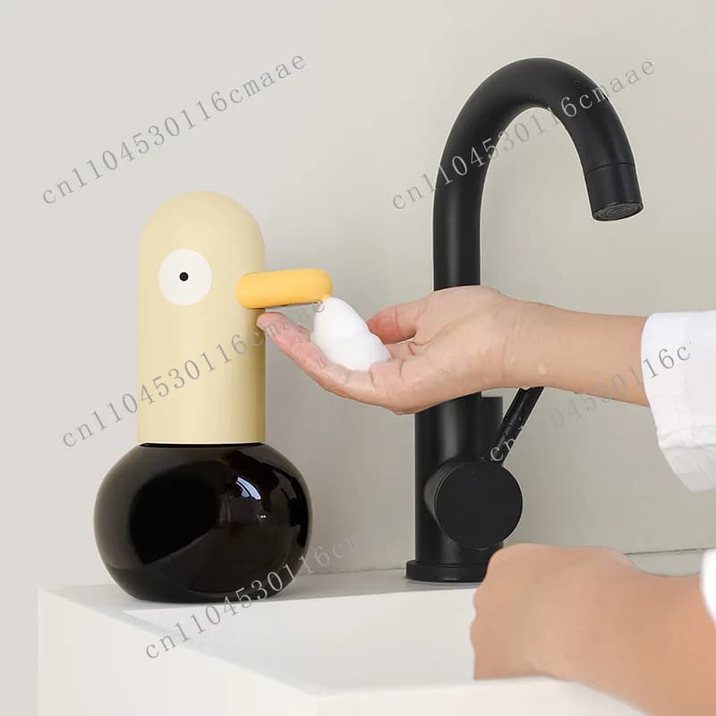 Automatic Induction Mobile Phone Foam Soap Dispenser UBS Charging Touch Free Cute Hand Sanitizer