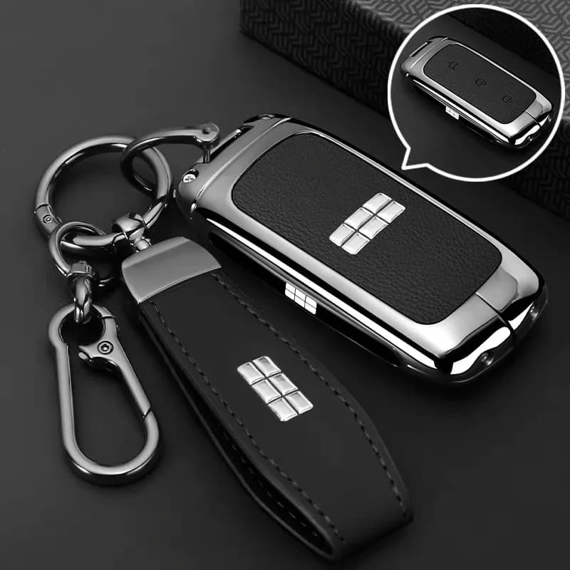 For GEELY EX5 EM-i 2025 2026 Car Key Case Compatible With Geely EX5\ STARRAY EM-i Modified Key Fob Case Protector Auto Key Cover