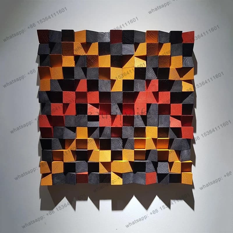 Modern Entrance Hallway Decorative Art 3D Installation Painting