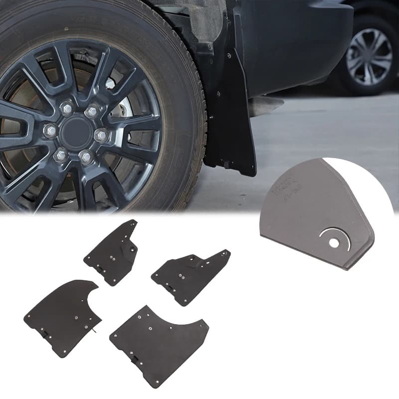 For Toyota Land Cruiser Prado 250 LC250 2024+LC250 ABS Black Car Front Rear Wheel Fenders Splash Guards protection accessories