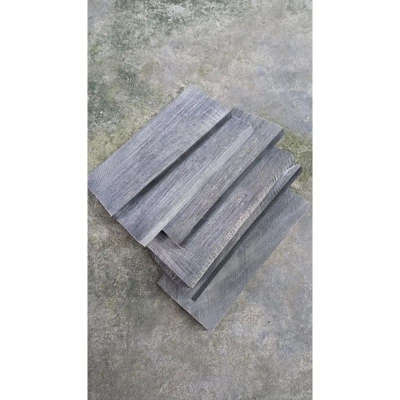 2Pcs Natural Black Buffalo Horn Sheet Knife Blanks Plate Scales Handle Material