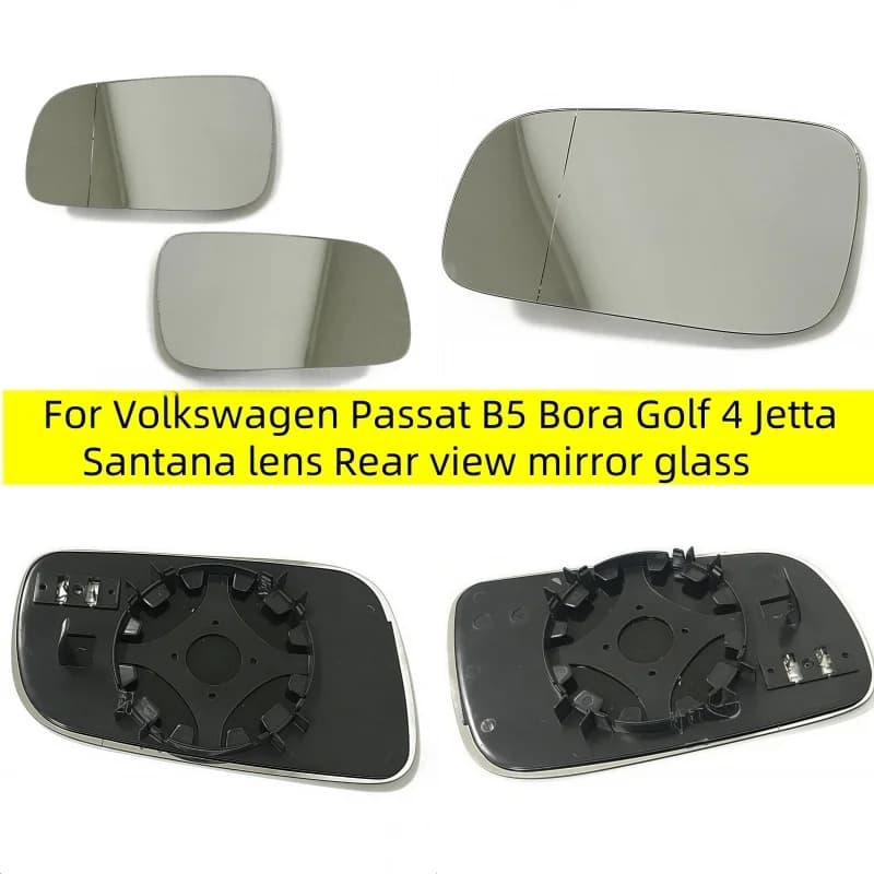 For Volkswagen Passat B5 Bora Golf 4 Jetta Santana Lens Rear View Mirror Glass Car Left/Right Side Heated Mirror Glass