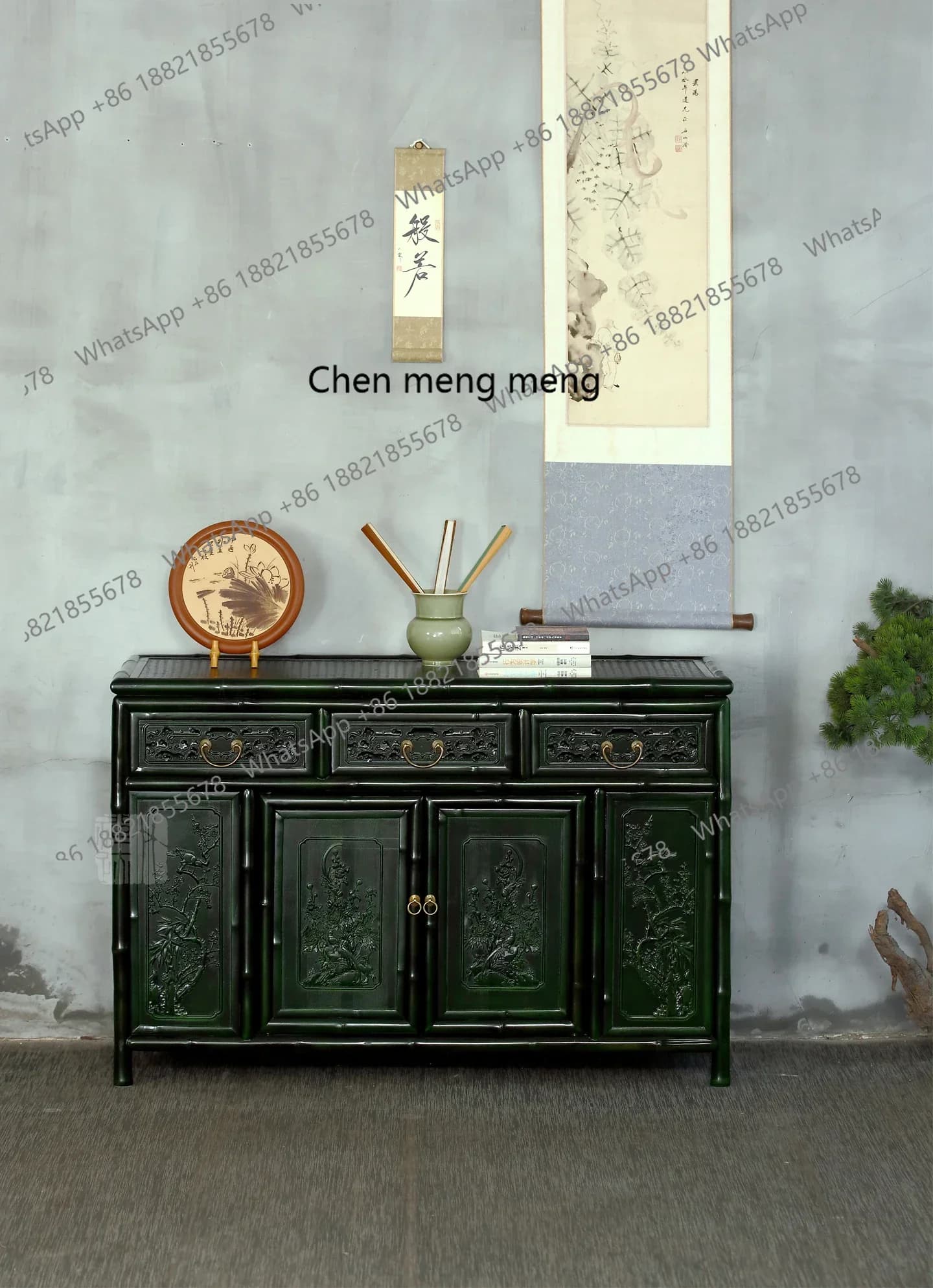 Cabinet Tea Room Storage Side Cabinet Restaurant Tea Set Storage Tea Cabinet Bogu RackJJ