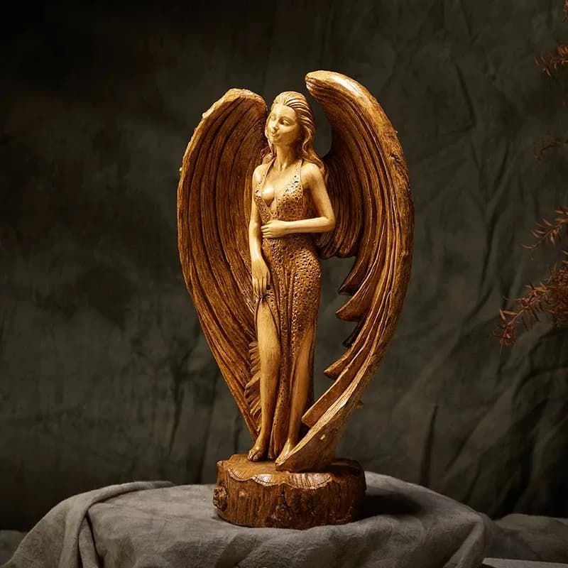 Angel Figures Nordic Style Resin Crafts Angel Ornaments Living Room Bookshelf Decorations Goddess Sculptures Home Decoration