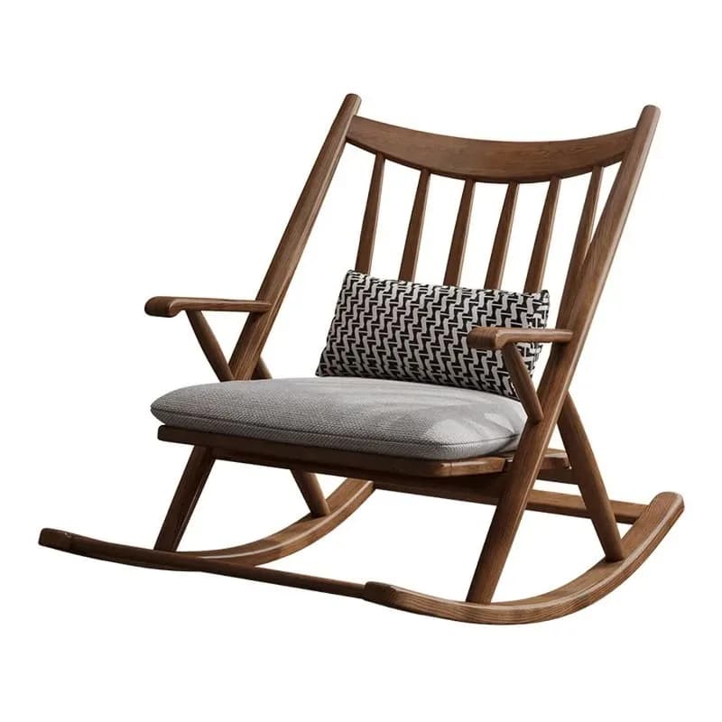 Rocking chair antique study leisure sofa recliner living room balcony chair adults can sleep