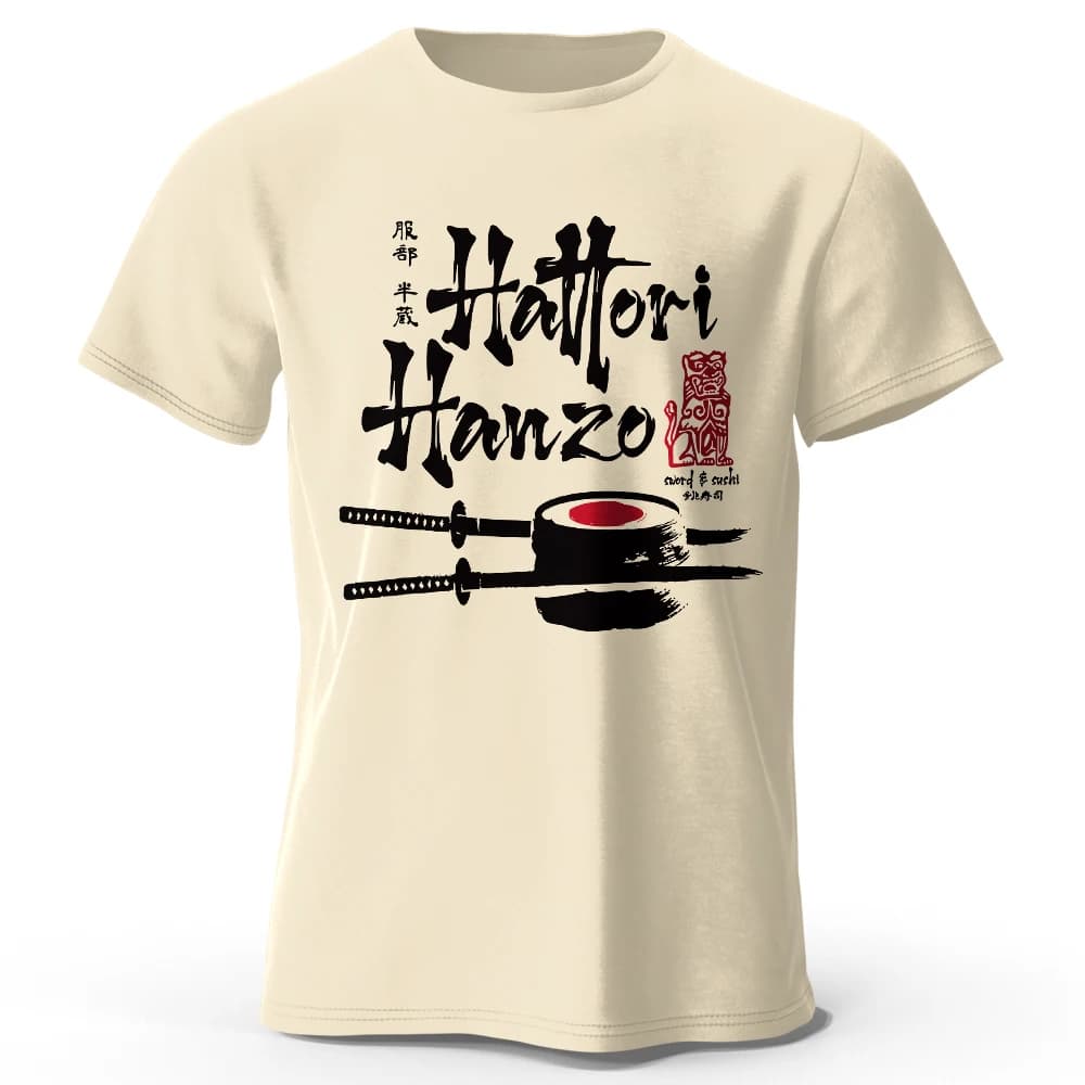 Japanese Ninja T Shirt 2026 New Samurai Graphic 100% Cotton Men Women Unisex Oversized Heavyweight Bushido Streetwear Tops