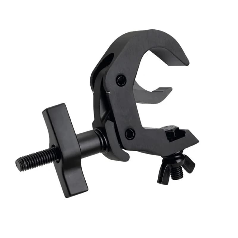 Black -Mm Heavy Aluminium 0Kg Load Capacity Truss Stage Light Hook Fast Rig Clamp