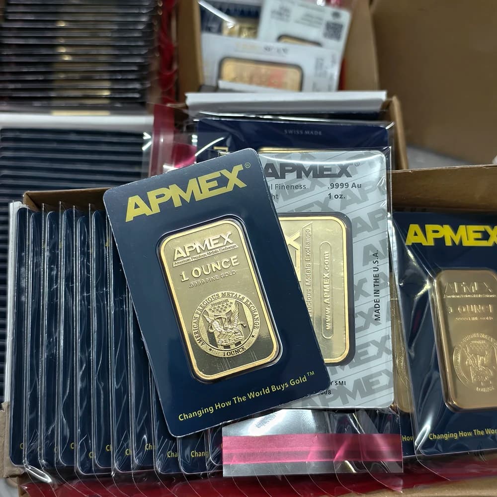 Non-magnetic 1oz/50g Switzerland Argor Gold Bar Sealed Packing Bullion 24K Gold Plated Bar Ingot With Different Serial Number