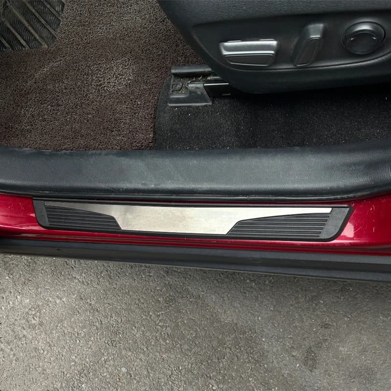For Subaru Crosstrek XV WRX Ascent 2016-2025 Stainless Sticker Door Sill Scuff Plate Guards Threshold Pedal Trim Car Accessories