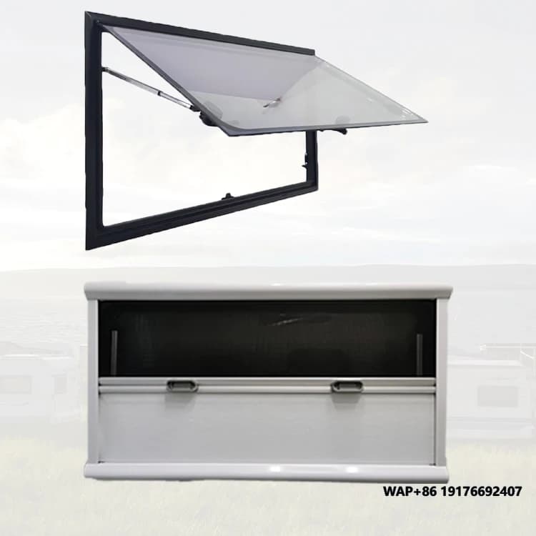 High Quality 1450*550mm Aluminum Alloy Car Window for RV Caravans & Trailers Factory Certified with E13 Standard