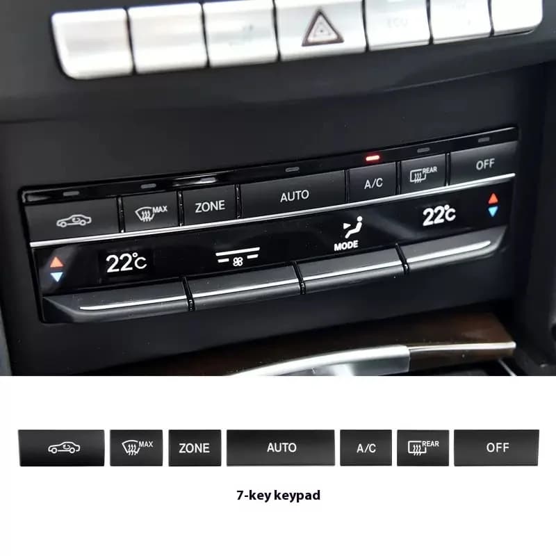 Car Central Console Air Conditioner Climate Button AC Swicth Keypad for Mercedes Benz E Class E200 E260L E300 E350 2011-2016