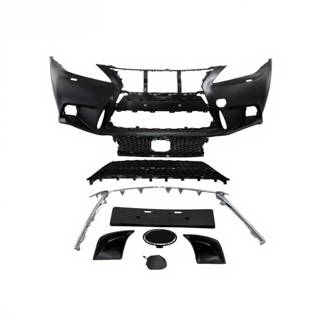 IS Modified Fiberglass Ventilated Big Mouth Front Bumper with Grille for 2006-2013  250 200C 350C