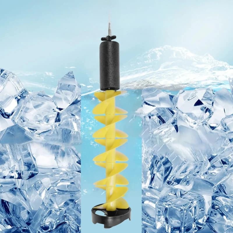 Ice Auger for Fishing Electric Nylon Corless with Positioning Drill for Enthusiasts