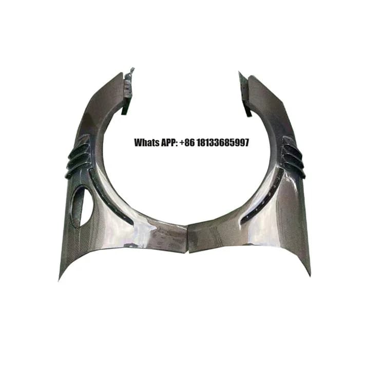 Veidt Suitable for Porsche 981 718 Modified GT3 Carbon Fiber Fender Open Hole Semi-Carbon Fender Mudguard
